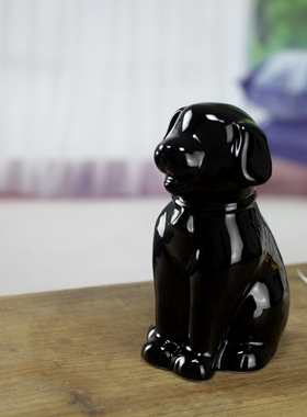 桌面摆件陶瓷狗十二生肖招财风水办公家居饰品简约现代工艺品摆设