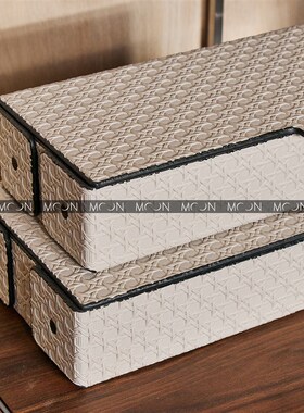 MOON慕空间样板房衣帽间收纳盒摆件家居展厅首饰盒装饰品摆设道具