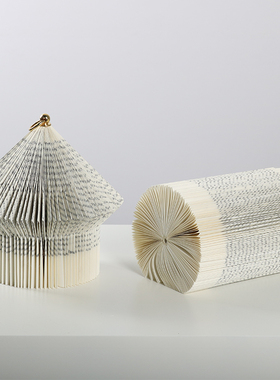 现代新中式立体几何手工折纸创意摆件样板房间售楼处客厅软装饰品