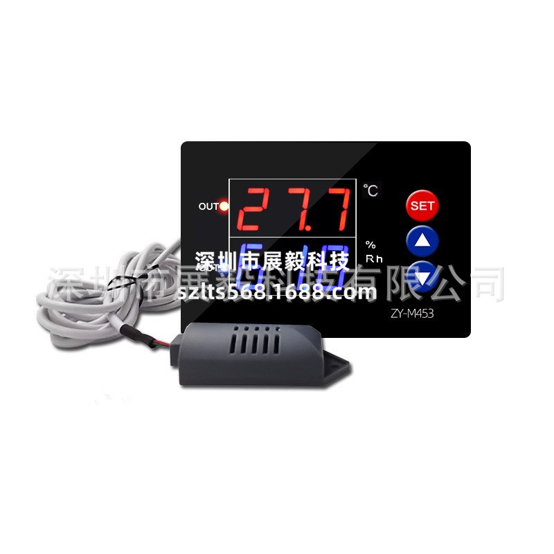 ZY-M453智能数显恒温恒湿控制开关双输出仪表 高精度温湿度控制器 - 图3