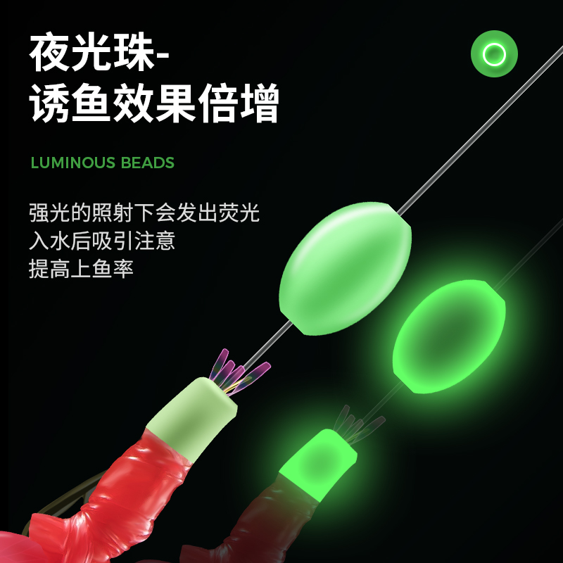 仿生串钩翘嘴白条钓组路亚鱼皮套装亮片钩海钓饵串钓防缠绕 - 图0