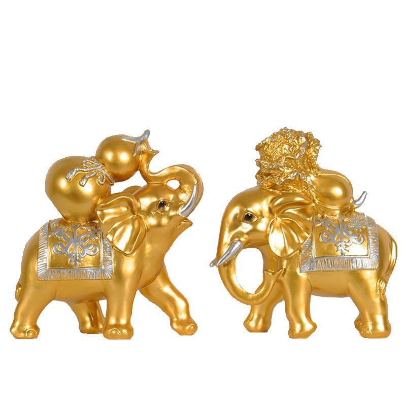 葫芦大象招财摆件客厅酒柜电视柜创意玄关家居装饰礼物Z桌面工艺 - 图2