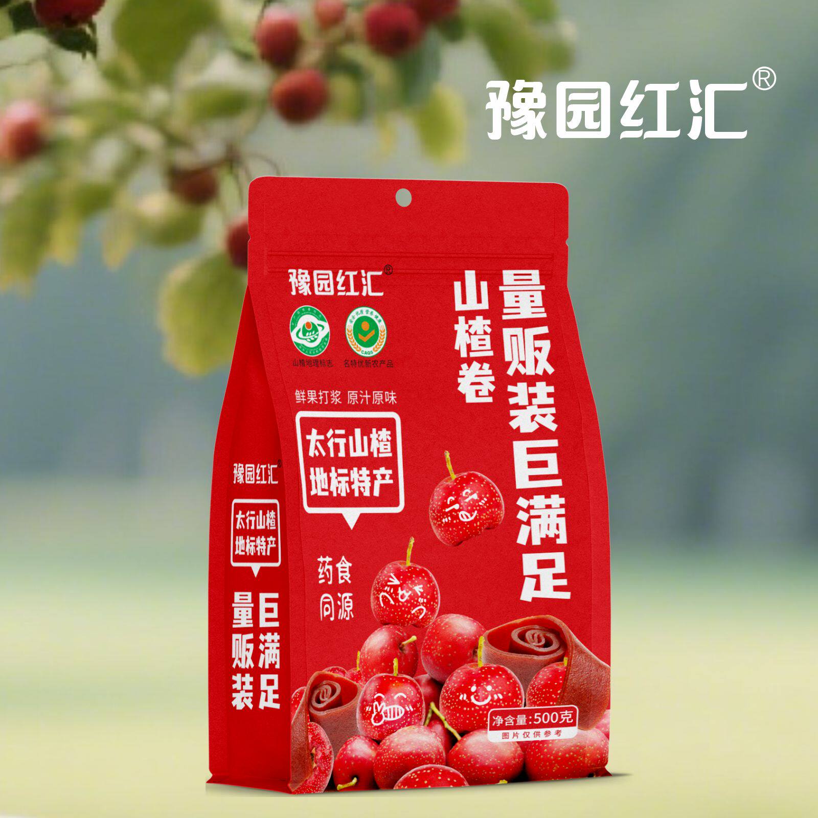 豫园红汇山楂卷果丹皮京卷山楂条老式儿时怀旧休闲零食500克袋装