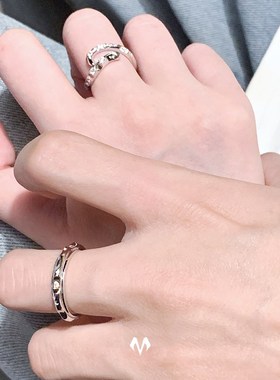 【生日礼物】babamra守护荒野公益雪豹925银戒指情侣对戒男士