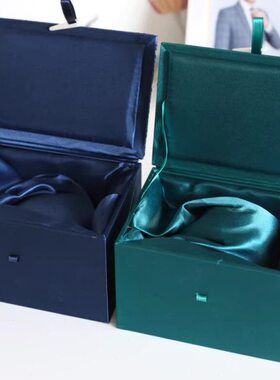 中式正方形长方形锦盒织锦玉器文玩包装饰品工艺品摆件礼盒收纳盒