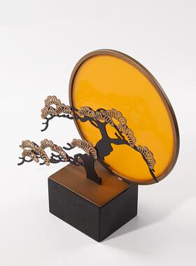 中式创意铁软微艺树亚克力景观摆件样板房客厅新MC-TY-16玄关售楼