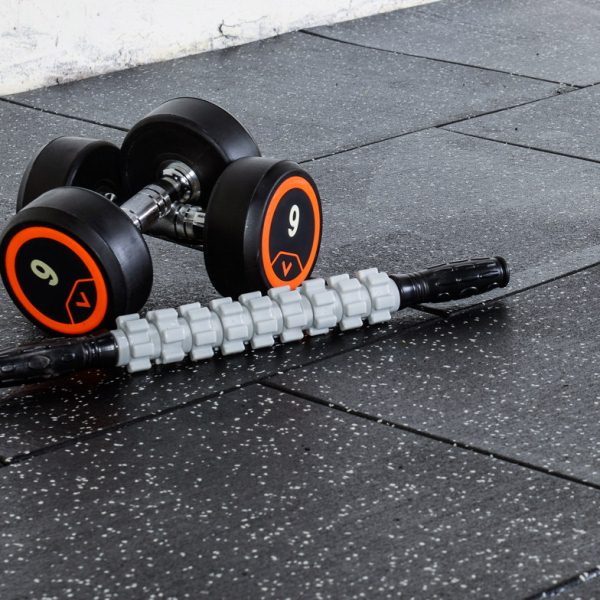 Barbell rubber mat gym strength area dumbbell sound insulation mat rubber floor fitness floor mat shock absorption to hit the floor