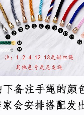 费家满钻马蹄扣红绳男时尚简约轻奢百搭情侣手链女高级感金色V金1