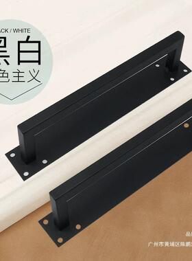 铁艺加厚大门方形SLJ手木门明装手推拉拉底板开防把火门双通道门