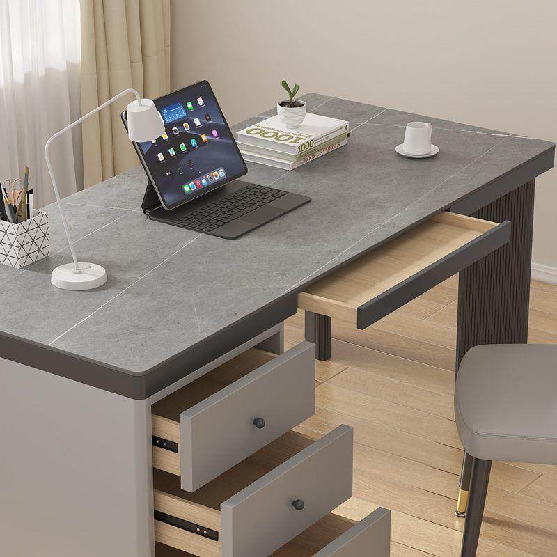 岩板书桌轻奢现代简约卧室儿童电脑桌学生书房家用写字台办公桌子,淘宝优惠券,粉丝福利购,淘宝优惠卷