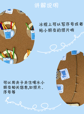 幼师口袋我会喝水主题墙幼儿园班级教室环境自制森系田园环创壁饰