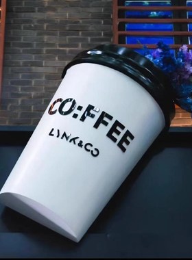 仿真咖啡杯摆件奶茶杯雕塑玻璃钢户外装饰商场奶茶店落地雕塑定制