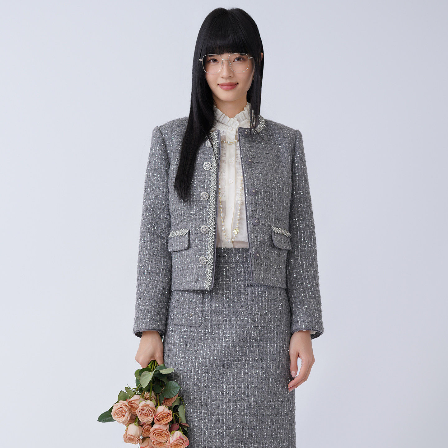 蜜澳长袖衬衫2026春女小香风显瘦气质显瘦小个子衬衣时尚百搭,淘宝优惠券,粉丝福利购,淘宝优惠卷