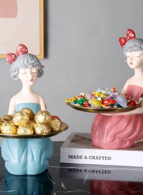 摆匙欧式玄关70058放钥收纳件树脂轻奢家居入户进饰门水果托盘装