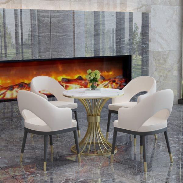 北欧轻奢售楼处部洽谈桌椅组合简约商务接待桌大理石休息区小圆桌,淘宝优惠券,粉丝福利购,淘宝优惠卷