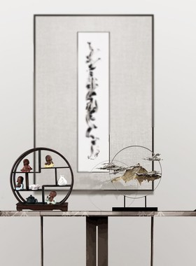 家居客厅小和尚工艺品p中式桌面禅意酒柜装饰品办公室玄关隔断摆