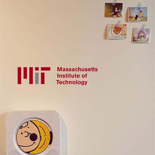 MIT麻省理工学院墙贴办公室玻璃贴纸装饰个性创意车贴咖啡定制 - 图1