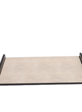 简约轻奢家居样板房售楼部托盘摆件设计师新款别墅酒店软装配饰品