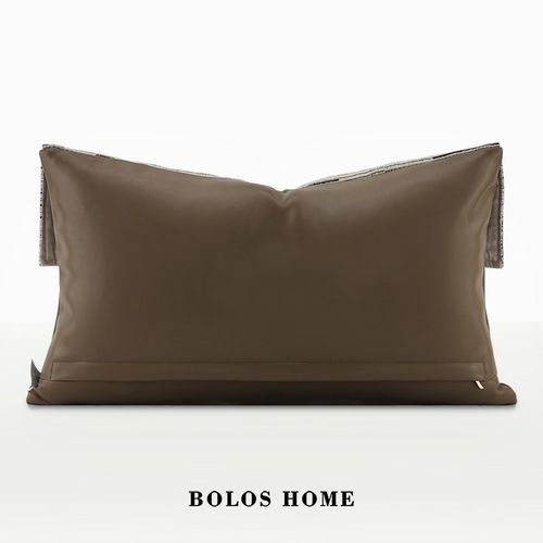 柏洛斯现代轻奢信封包高档私人会所美容院沙发抱枕长条形靠枕靠垫 - 图0