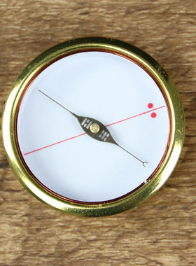 纯铜玛瑙太极天池一字高精度精工细针罗盘指南针原装厘米3.5cm配