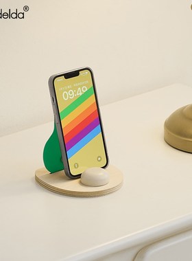 Mandelda创意桌面手机支架客厅电视柜装饰品轻奢高档艺术小摆件