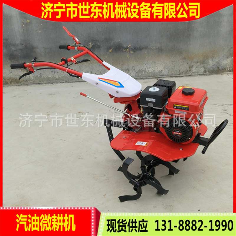 Supply of pastoral management farmland tilling rotary tiller, greenhouse gasoline tiller, Shidong small gasoline tiller