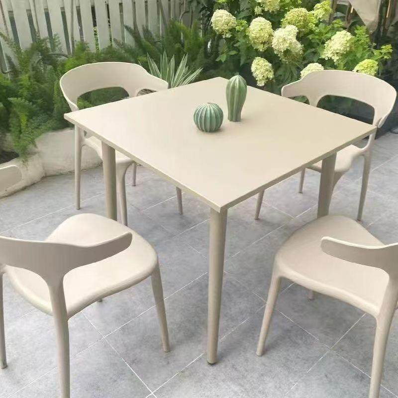 阳台茶桌椅户外庭院花园露天休闲网红奶茶店外摆新款塑料靠背椅子,淘宝优惠券,粉丝福利购,淘宝优惠卷