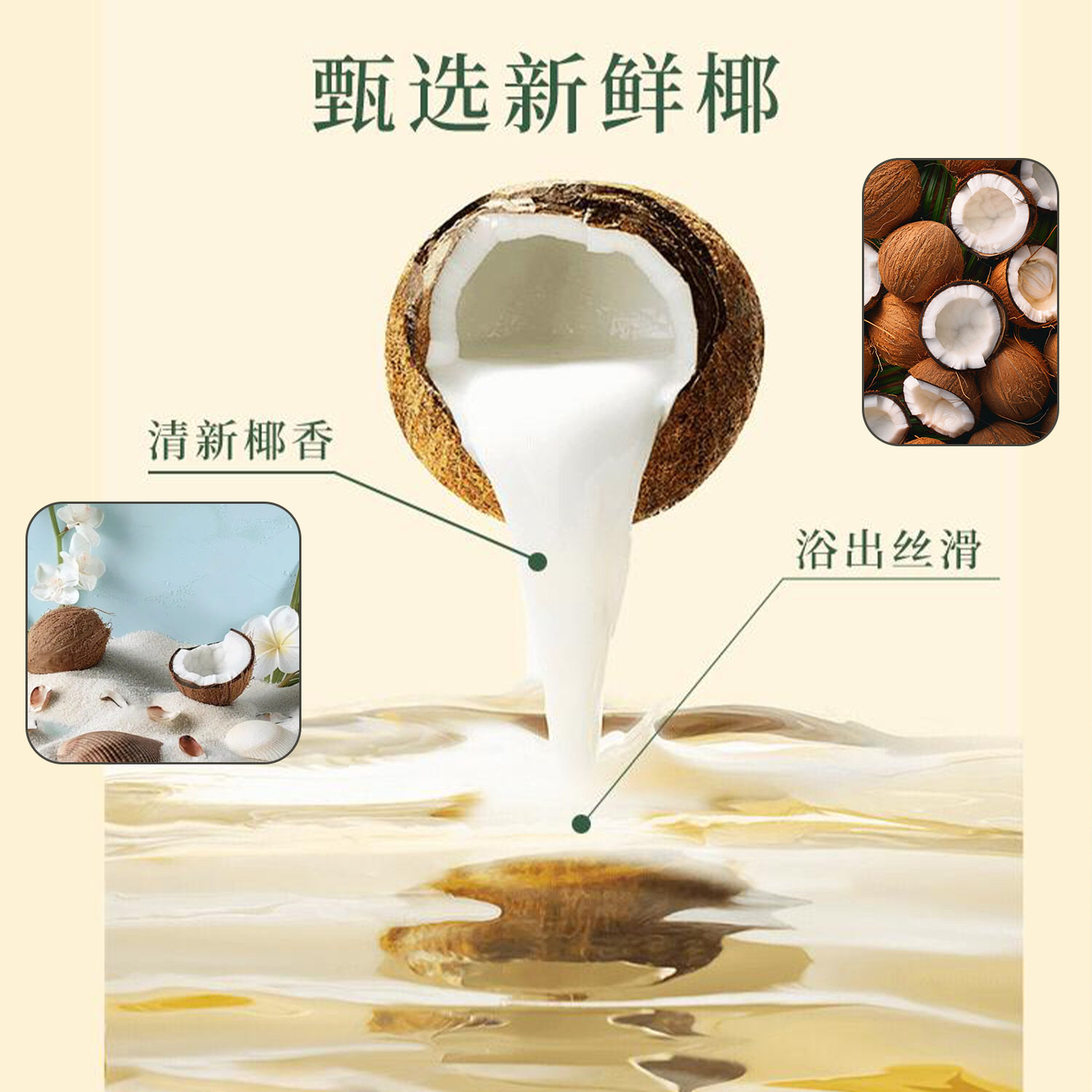 【以油养肤】椰子果沐浴油补水保湿净澈柔润持久留香嫩肤润肤WL,淘宝优惠券,粉丝福利购,淘宝优惠卷