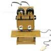 Free shipping new style horse-riding stapler double-head wire stapler M2000 stapling head with 2-year warranty and can be stapled flat