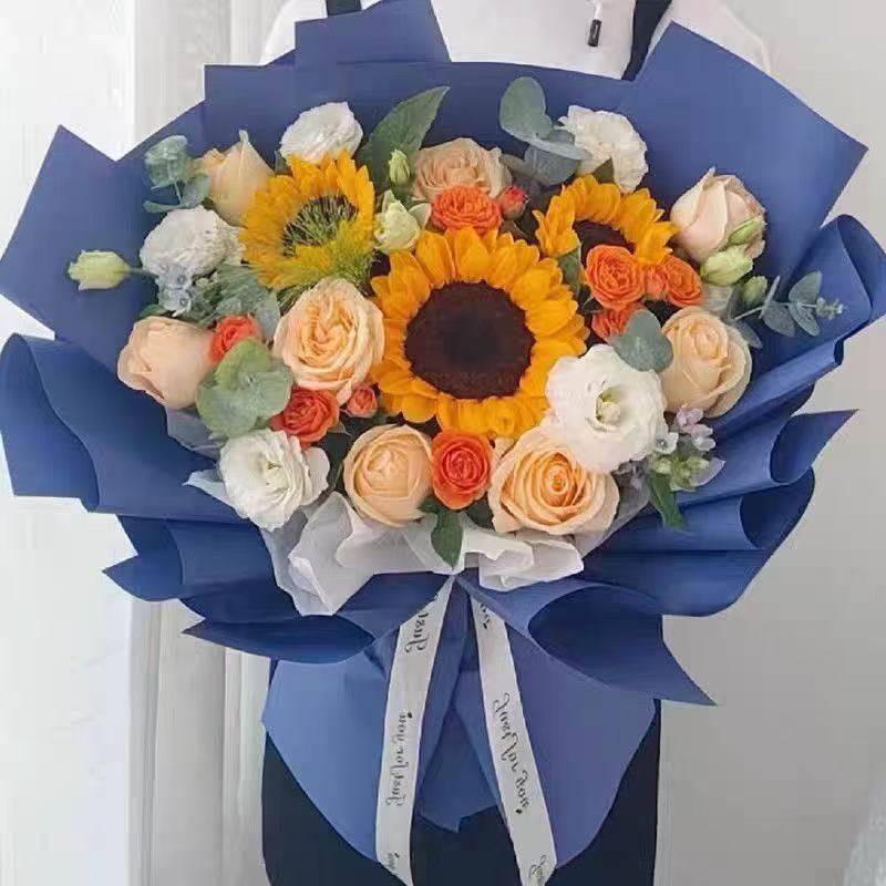 全国鲜花速递同城香槟玫瑰向日葵成人礼花束送朋友玫瑰生日配送花,淘宝优惠券,粉丝福利购,淘宝优惠卷