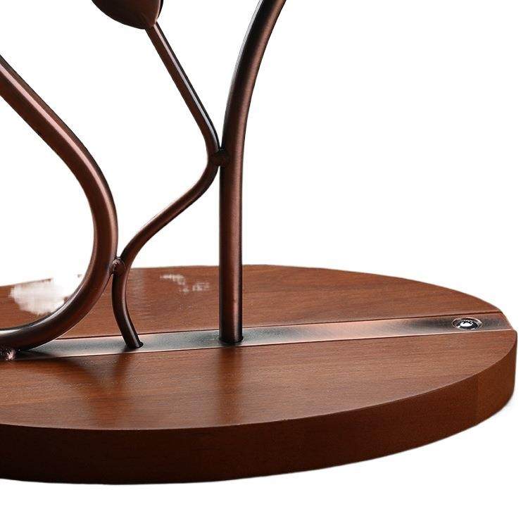 欧式实木红酒杯醒酒器一体创意悬倒挂高脚杯架子酒柜家用摆件装饰,淘宝优惠券,粉丝福利购,淘宝优惠卷