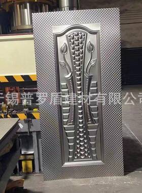 防盗门压花门板精雕压花板冷轧板镀锌板钢制门皮门面