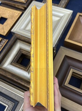 天隆出口实木古典复古欧式版画金色油画画框相框外框镜框定制尺寸