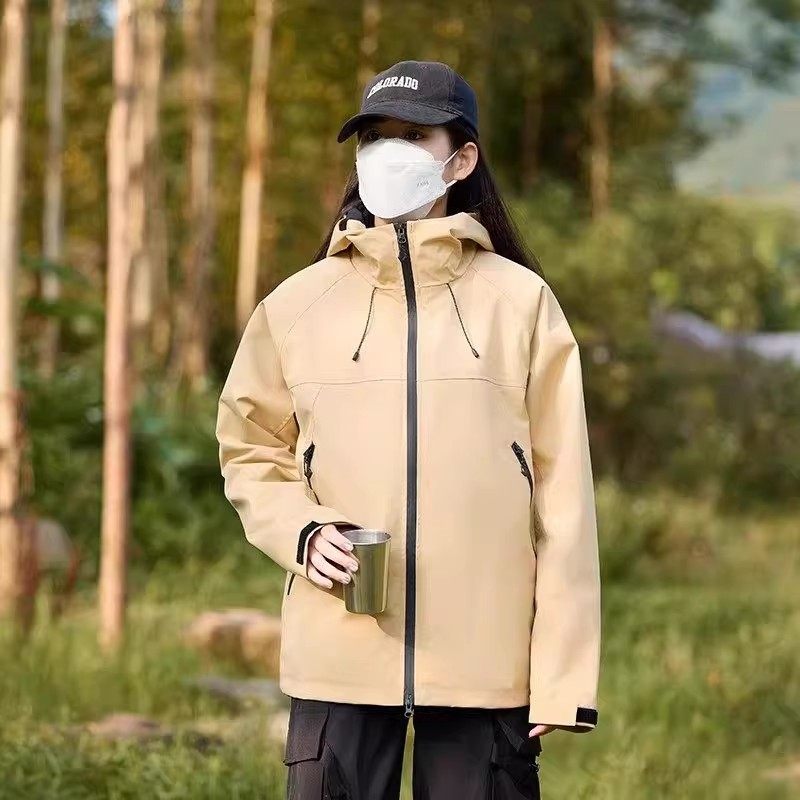 唐狮秋冬款冲锋衣三合一两件套