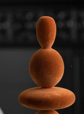 顾书植绒面时来运转桌摆件高颜左值客厅电视柜房CP-2475玄关装饰