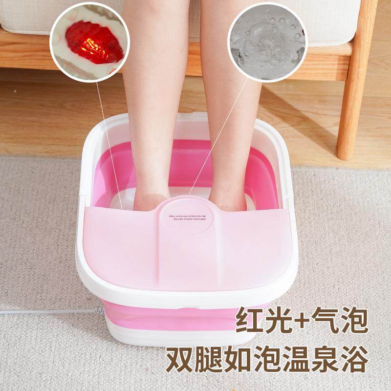 折叠足浴盆家用电动恒温按摩泡脚盆气泡冲浪红外线洗脚盆工厂,淘宝优惠券,粉丝福利购,淘宝优惠卷