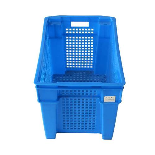 南通厂家分拣货物网格错位塑胶箩筐加厚镂空网格塑料蔬菜筐 - 图3