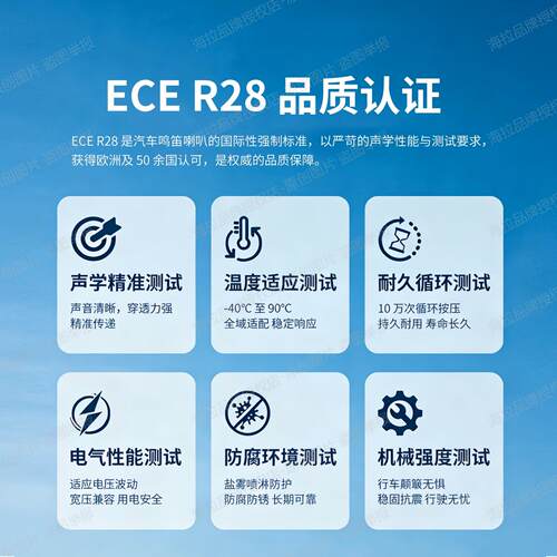 海拉汽车鸣笛蜗牛喇叭12v超响防水 适用长安欧尚CX70 X5 Z6 欧诺S - 图1