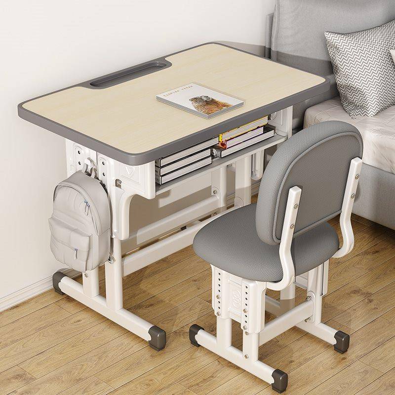 Children's study table desk primary school students' home liftable children's writing desk training class school desk and chair set