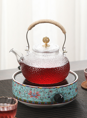 电陶炉煮茶器小型茶炉围炉煮茶壶家用陶炉养生壶烧水壶套装泡茶炉