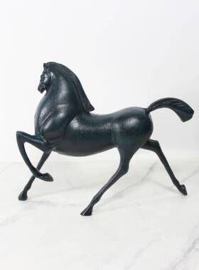 现板代简约行走马金摆件书房室客厅2495电视柜办公室样属房卧家居