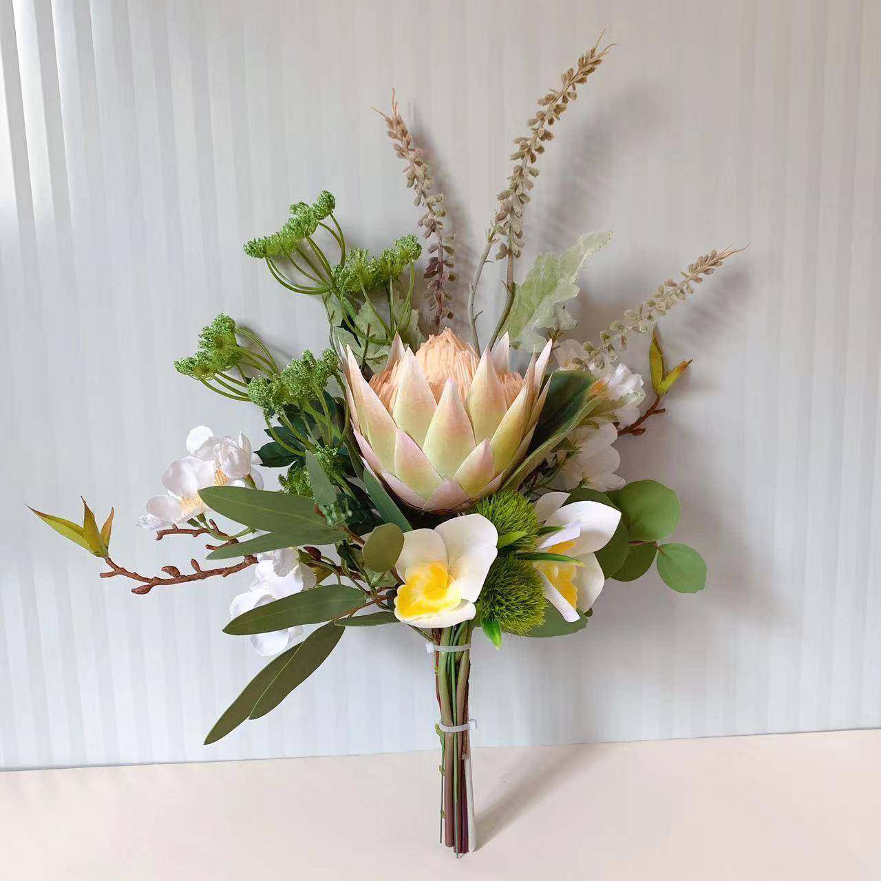 清新手札花束仿真花束餐桌台面婚礼售楼处样板间假花M216,淘宝优惠券,粉丝福利购,淘宝优惠卷