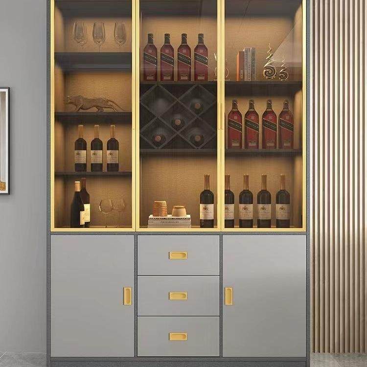 实木玄关酒柜玻璃门现代简约轻奢高档客厅小户型靠墙隔断屏风,淘宝优惠券,粉丝福利购,淘宝优惠卷