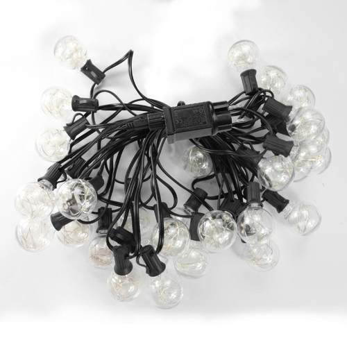 插电适配器3V低压G40LED庭院25灯E12节日铜丝泡室内气氛玻璃泡灯 - 图1