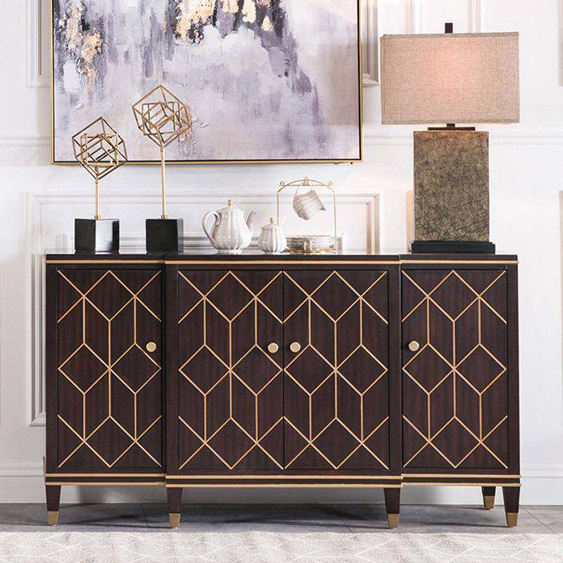 美式餐厅餐边柜收纳储物玄关靠墙柜大容量简约门厅隔断装饰柜家具,淘宝优惠券,粉丝福利购,淘宝优惠卷