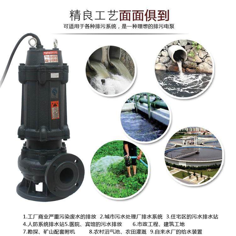 50WQ15-32-3KW潜水排污泵无堵塞污泥抽水泵高扬程灌溉污水泵机,淘宝优惠券,粉丝福利购,淘宝优惠卷