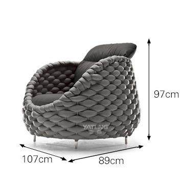 直销户外柚木藤编休闲沙发简约网红北欧风格户外沙发庭院套装,淘宝优惠券,粉丝福利购,淘宝优惠卷