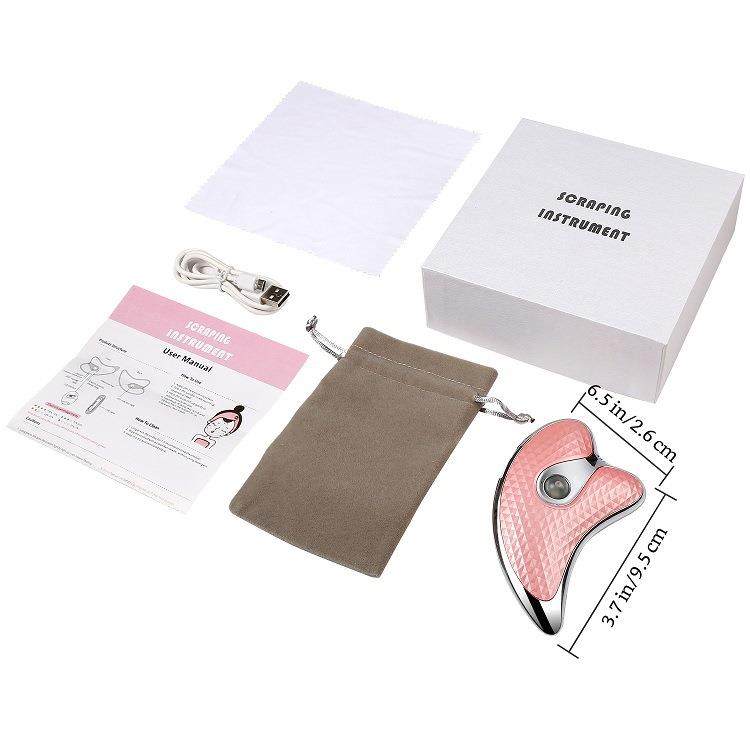 电动美容仪刮痧板温热彩光海豚刮痧仪震动导入仪脸部颈部提拉神器,淘宝优惠券,粉丝福利购,淘宝优惠卷