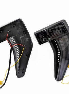 适用于福特21-22款猛禽F150叶子板灯改装流水转向灯黄白光日行灯