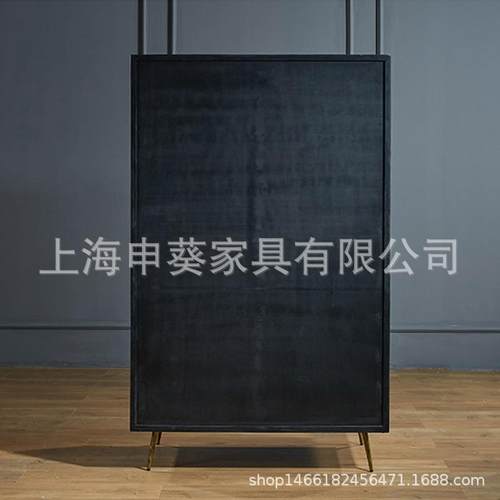 美式轻奢复古实木衣柜顶箱柜样板间别墅工业风收藏储物柜置物柜子 - 图2